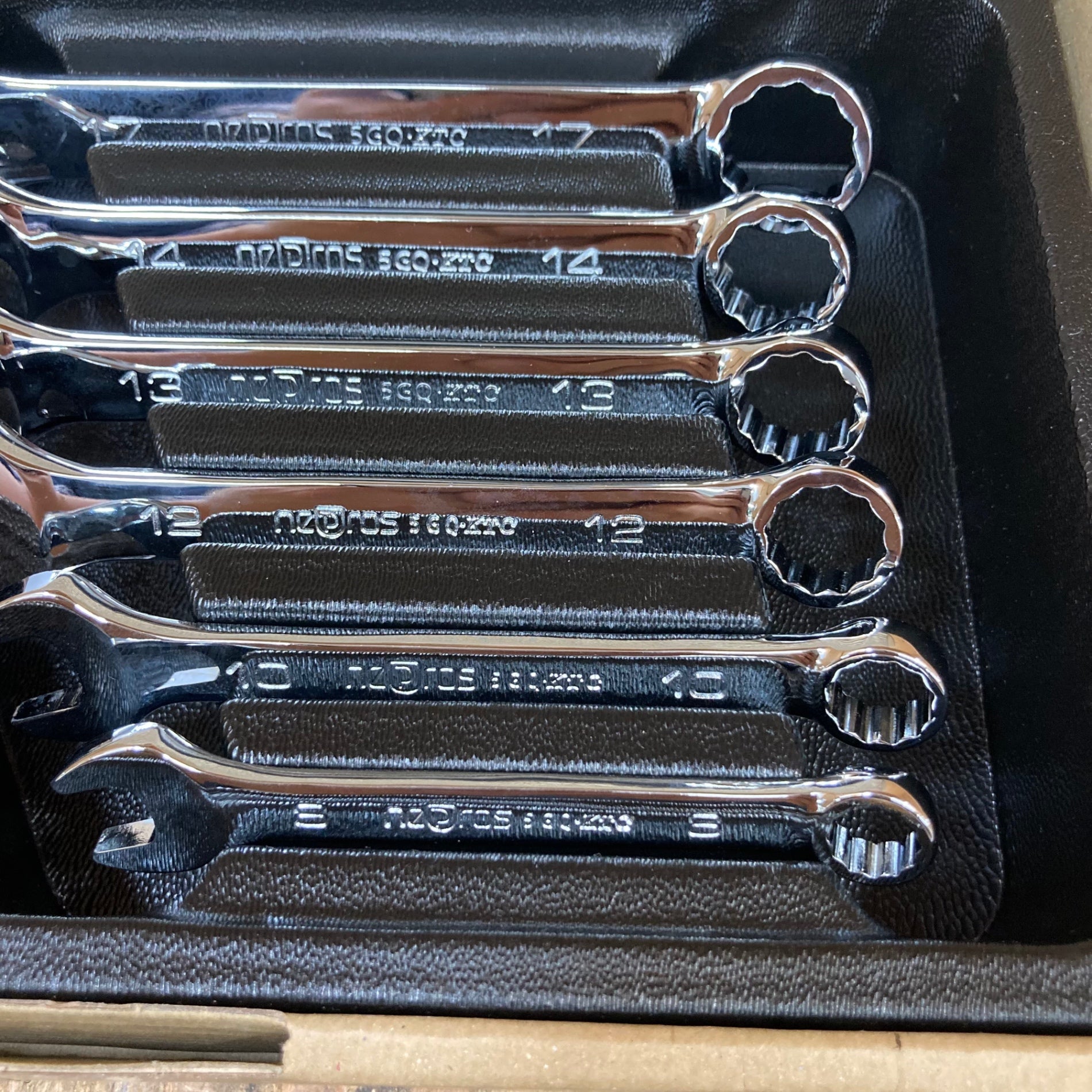 ◯ネプロス ショートコンビネーションレンチセット 6本組 NTMS2S06