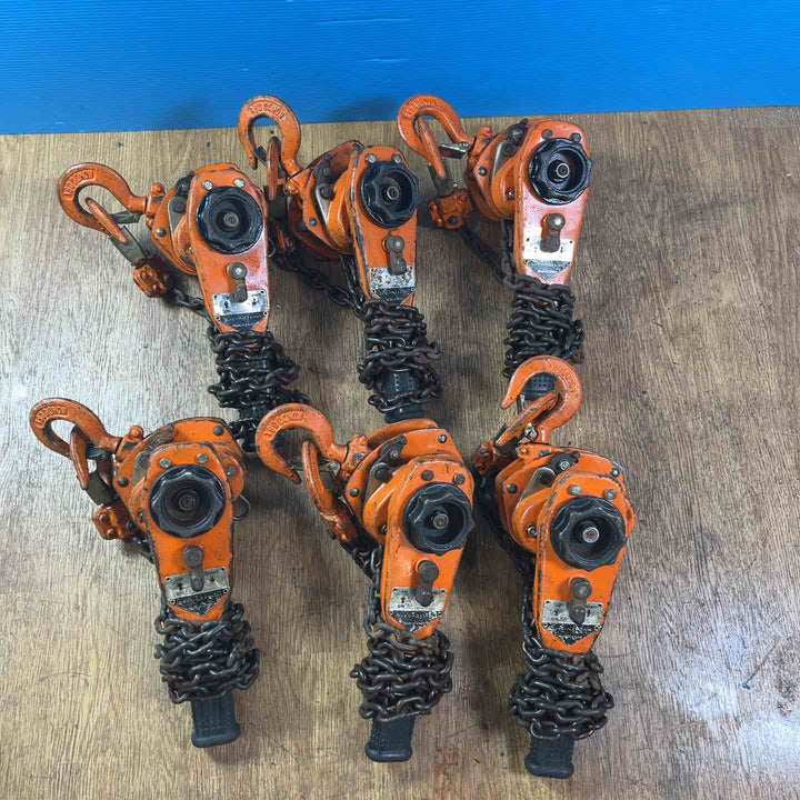 コンドーテック 0.8tレバーホイスト KC-0.8 6点まとめ レバーブロック 800kg【岩槻店】