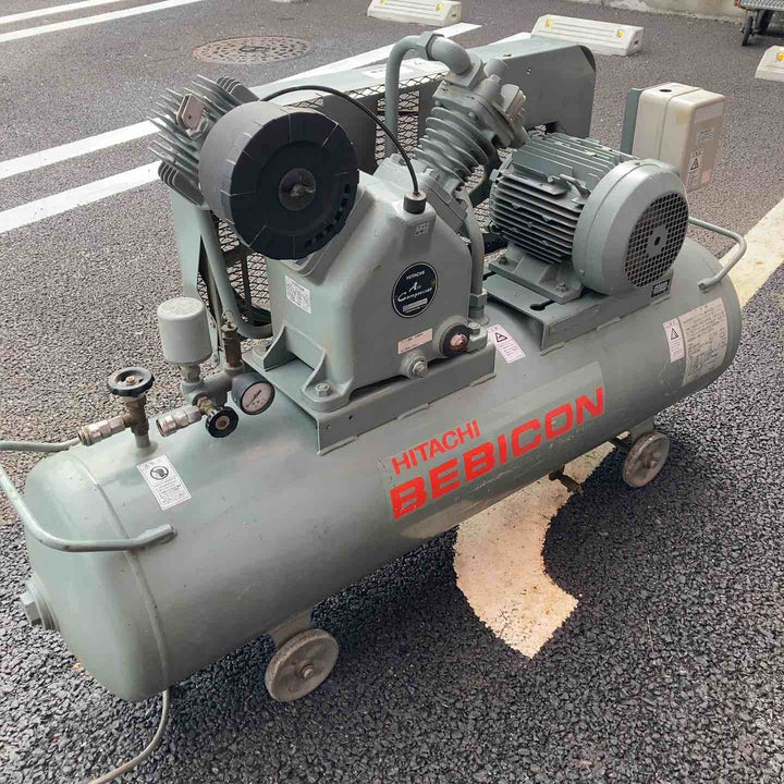 【店頭受取り限定】日立 コンプレッサー 3.7P-9.5VP5 ベビコン 圧力開閉器式【川越店】