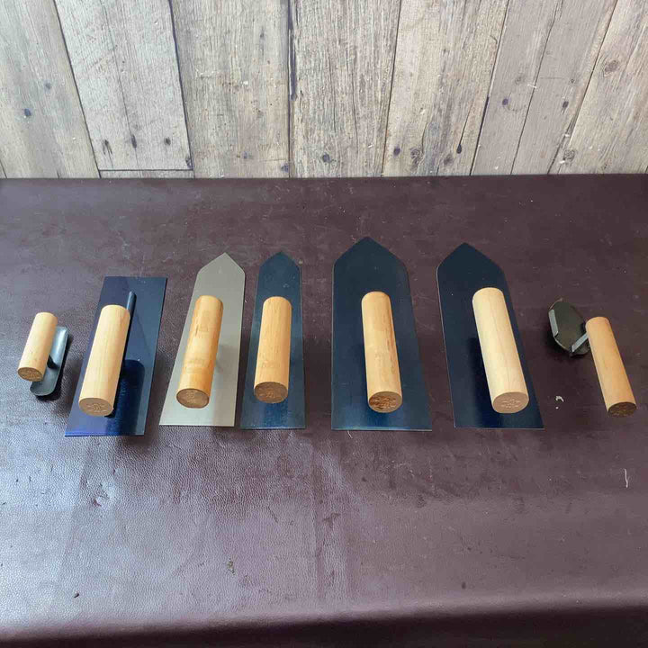 【中古美品】【まとめ売り】東京西勘 油焼左官ゴテ 東京石輝 6個セット こて 鏝【東大和店】