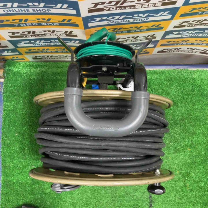 ◇ハタヤ(HATAYA) 金属感知機能付メタルセンサーリール100V型標準型コードリール MSB-301KX 30m【草加店】