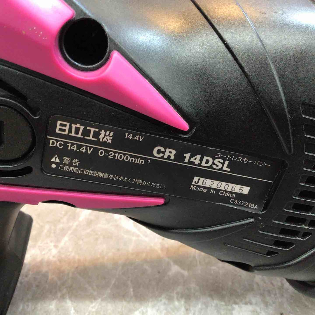 【中古品】★ハイコーキ HIKOKI 14.4V コードレスセーバーソー CR14DSL(R) バッテリー2個【八潮店】