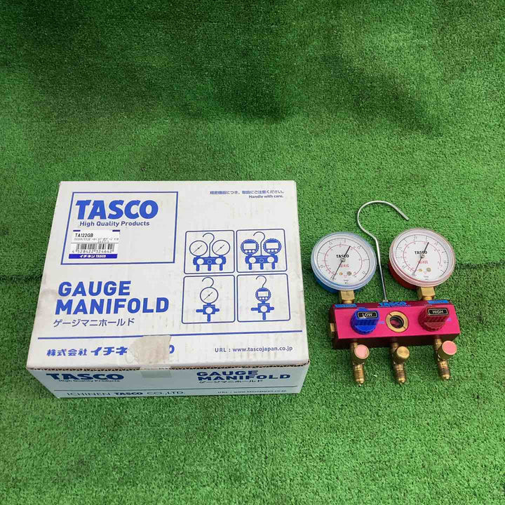 【現状品】 イチネンタスコ/TASCO ゲージマニホールド・TA-122G-1 【桶川店】