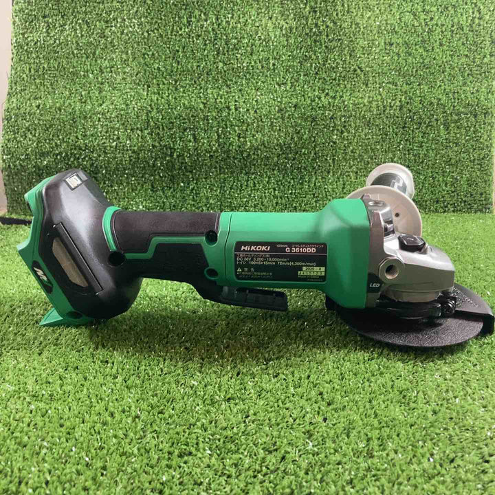 ★ハイコーキ(HIKOKI ※旧:日立工機) 100mmコードレスディスクグラインダ G3610DD(NN)【川崎店】