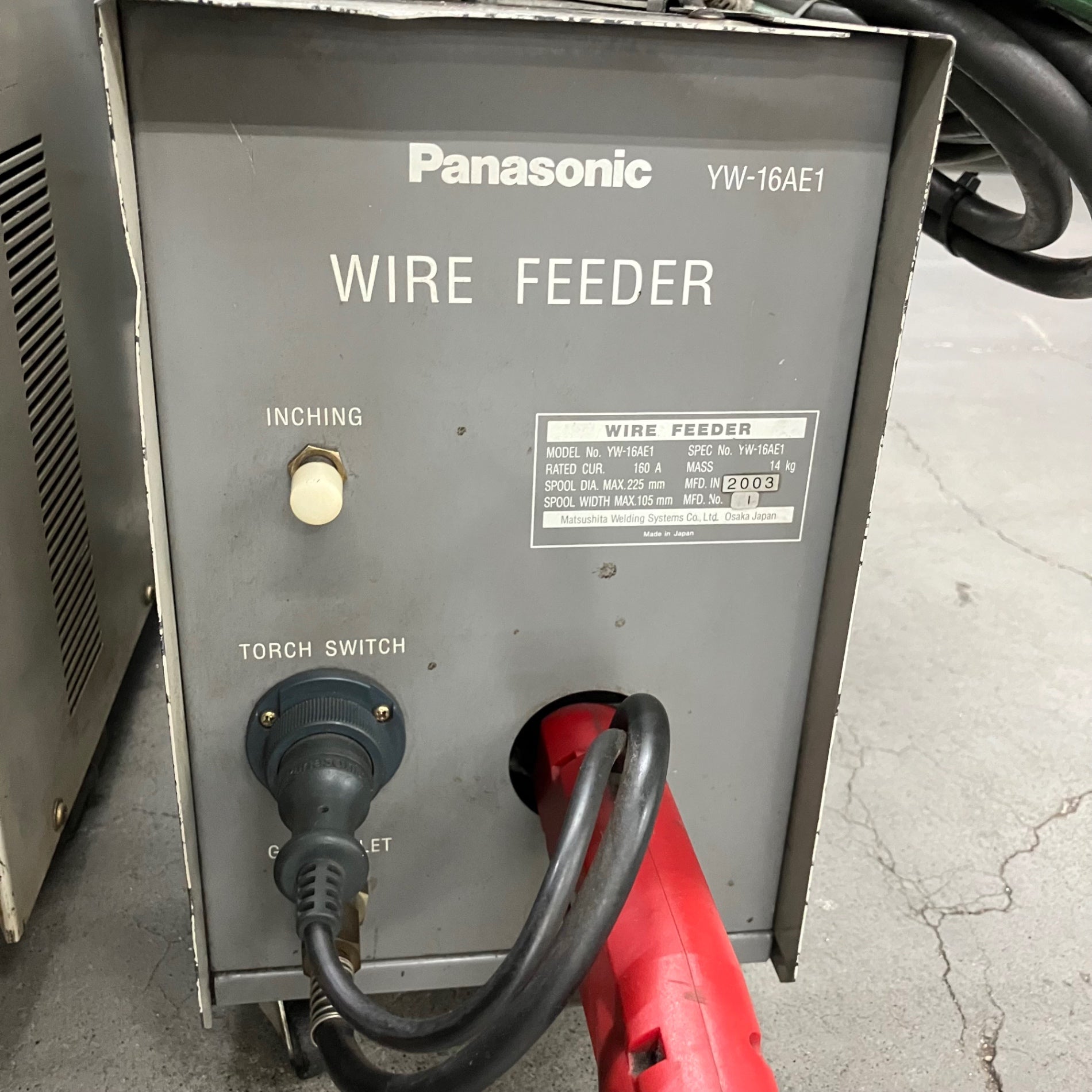 店頭受取り限定】パナソニック 半自動溶接機 YD-160SL6 ワイヤ 店頭受取り限定】パナソニック 半自動溶接機 YD-160SL6 ワイヤ