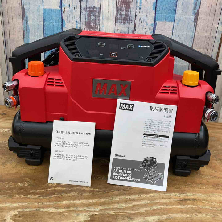 ★マックス(MAX) エアコンプレッサー AK-HL1310E_レッド 高圧・常圧 タンク容量11L【柏店】