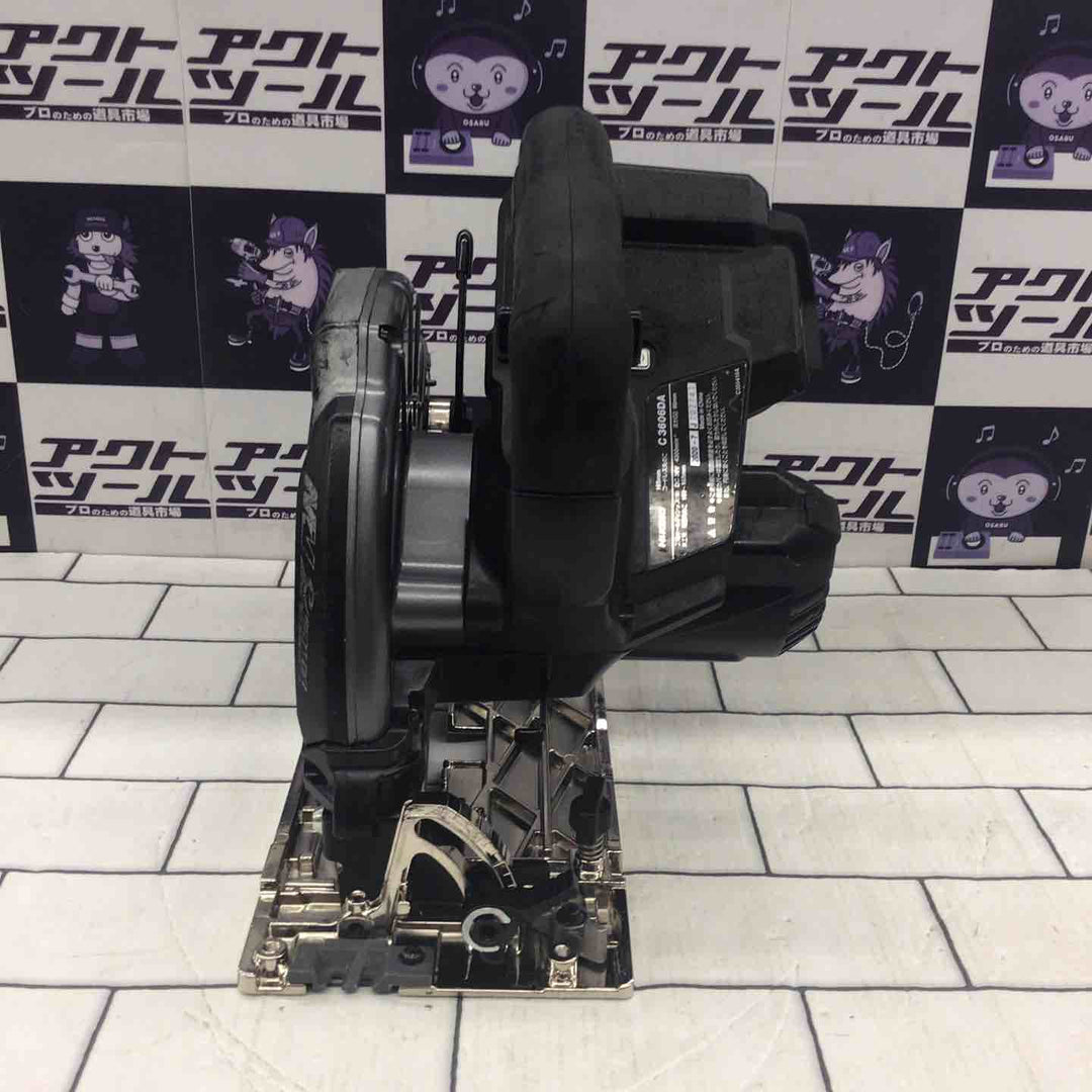 ★ハイコーキ(HIKOKI ※旧:日立工機) コードレス丸のこ C3606DA(NNB)(K)【藤沢店】