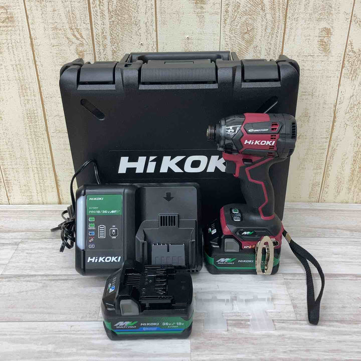 ★ハイコーキ(HIKOKI ※旧:日立工機) コードレスインパクトドライバー WH36DC(2XPSZ)(R)【柏店】