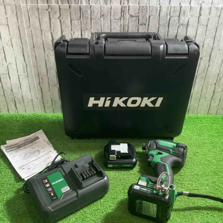 ◇ハイコーキ(HIKOKI ※旧:日立工機) コードレスインパクトドライバー WH12DCA(2LS) 動作確認済【川口店】
