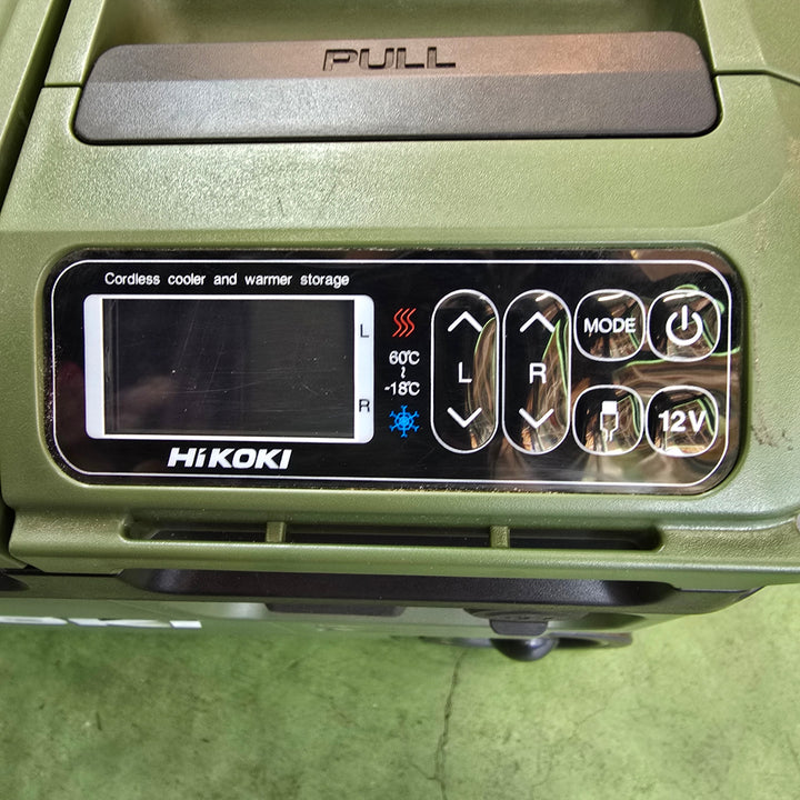 【中古品・ACアダプタ、マルチボルト付属！】ハイコーキ(HIKOKI ※旧:日立工機) コードレス冷温庫 UL18DC(WMG)【桶川店】