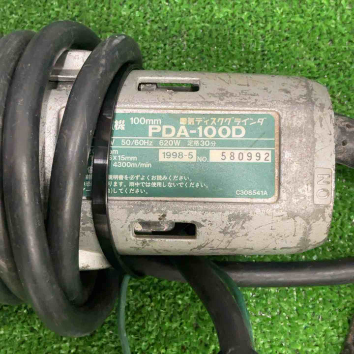 ◇ハイコーキ(HIKOKI ※旧:日立工機) 100mm ディスクグラインダー PDA-100D【草加店】