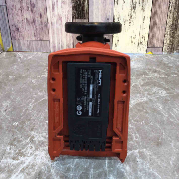 ◇ヒルティ(HILTI) 100mm充電式ディスクグラインダー AG 4S-A22(-100)【八潮店】