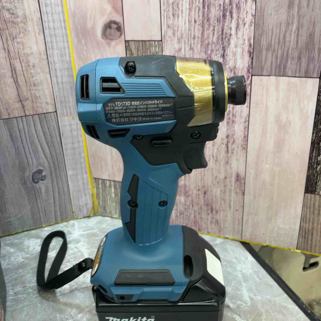 ☆マキタ(makita) コードレスインパクトドライバー TD173DGXPB LXT20周年記念限定カラー プレミアムブルー【八潮店】