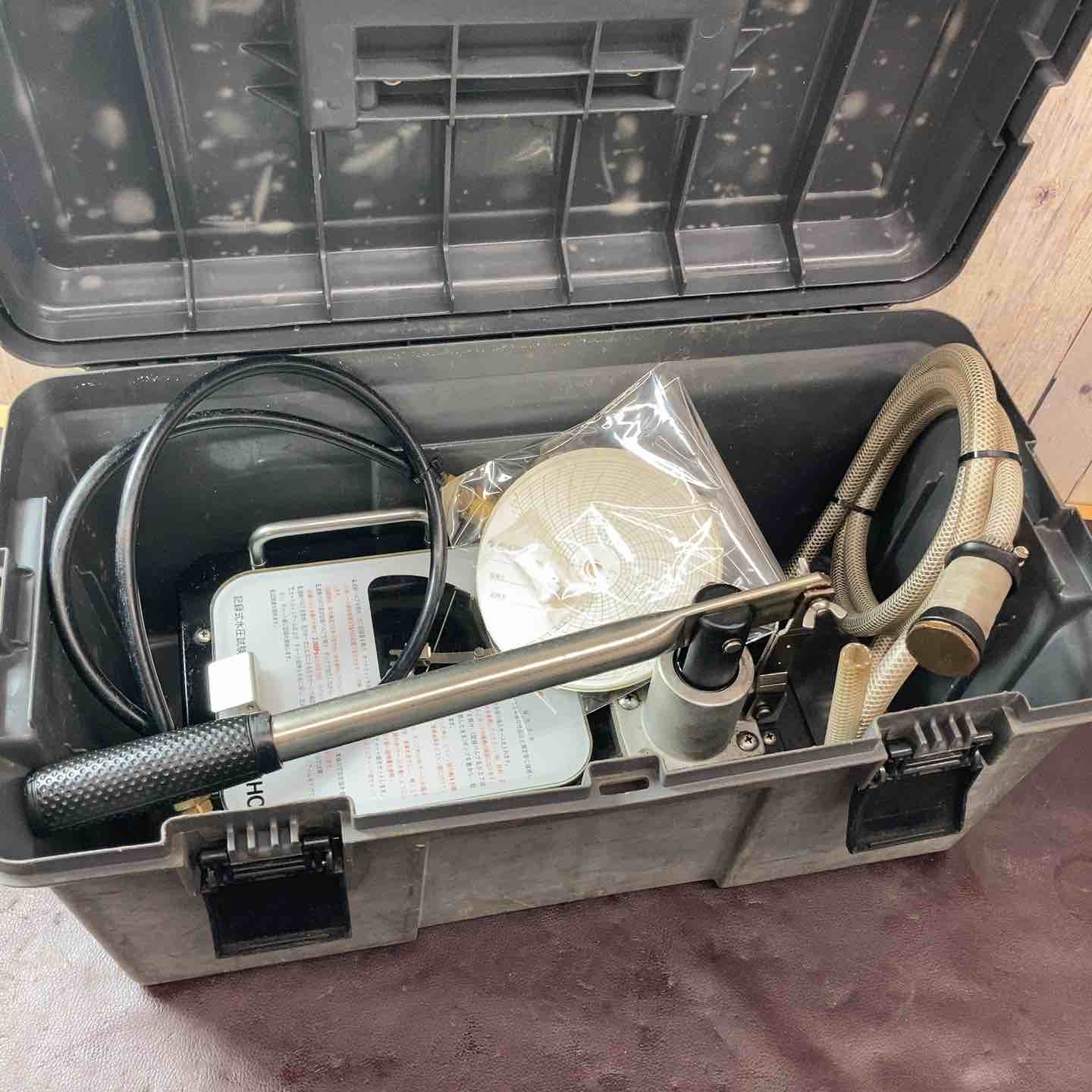 ジャンク品】 フジテコム 記録式水圧試験器 TR-15HC 【東大和店