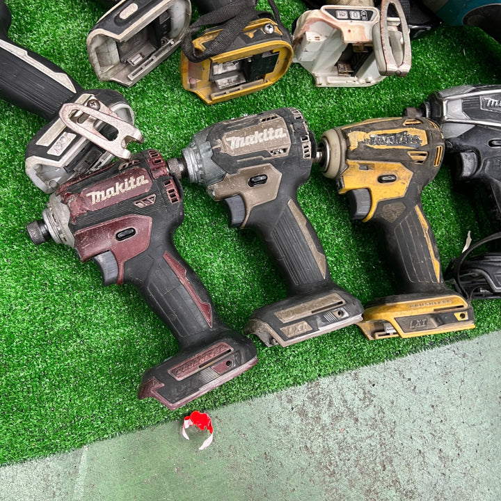 makita/HiKOKI　ｺｰﾄﾞﾚｽ 工具　18V / 14.4V インパクト / グラインダまとめて　12点　ジャンク　【桶川店】