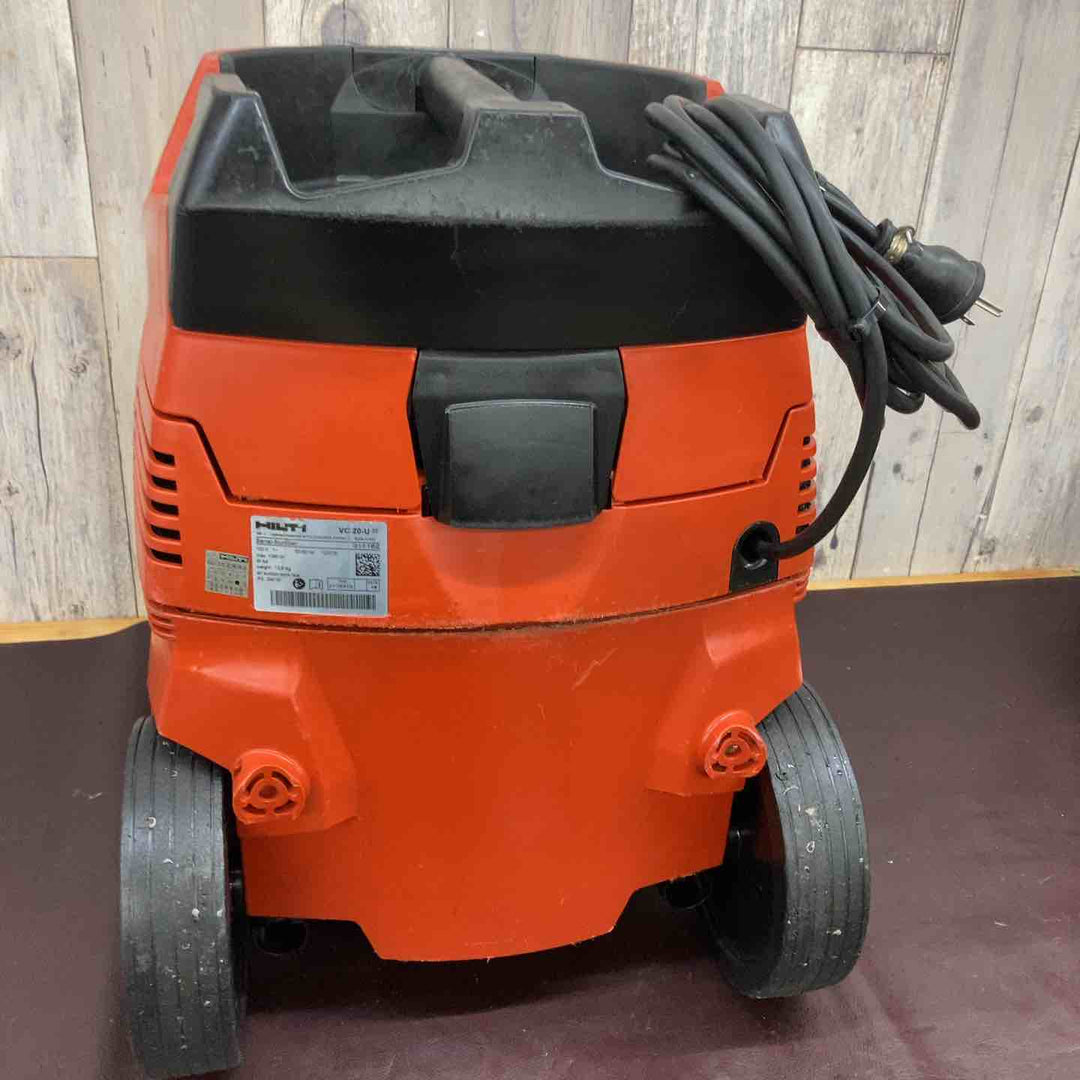【中古品】 ヒルティ(HILTI) 乾湿両用 バキュームクリーナー VC-20U 集じん機 フィルター新品に交換済み 【東大和店】