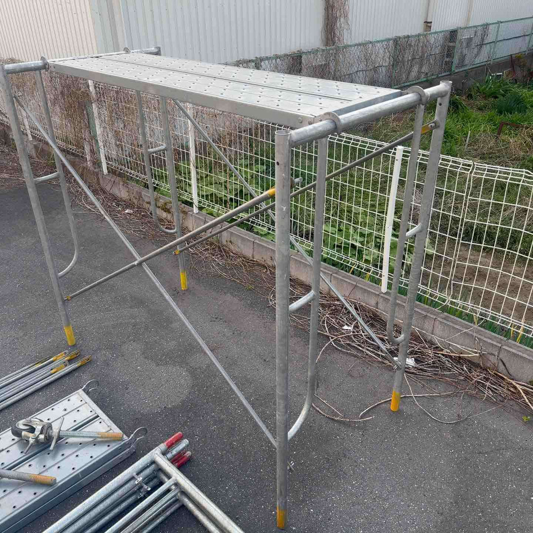 【サマーセール！店頭受取り限定・中古】 ビティ足場 3段移動式高所作業台 枠組足場 ビテ足場 【桶川店】