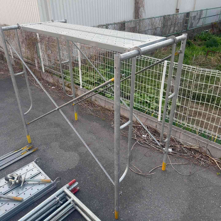 【サマーセール！店頭受取り限定・中古】 ビティ足場 3段移動式高所作業台 枠組足場 ビテ足場 【桶川店】
