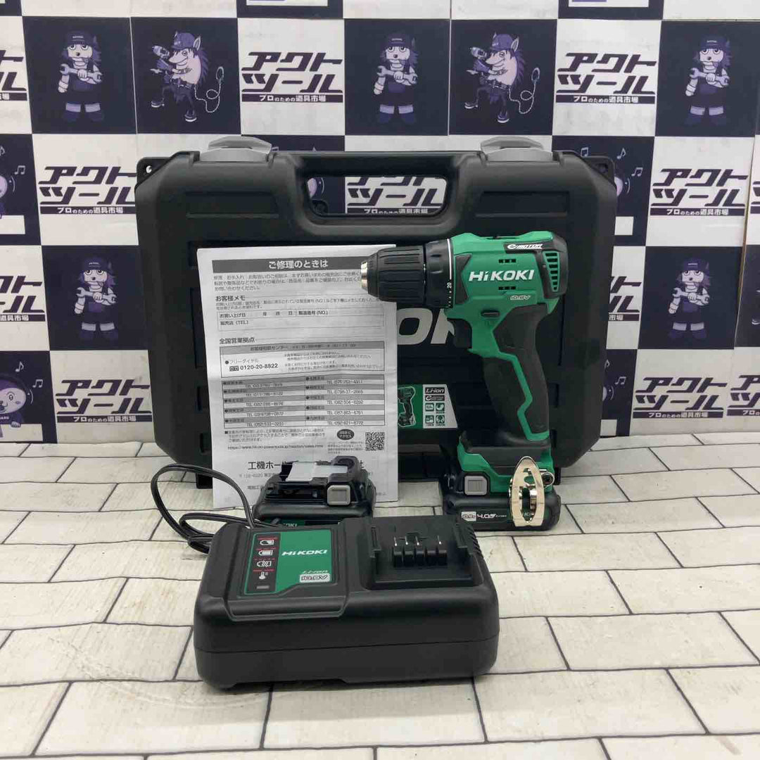 ★ハイコーキ(HIKOKI ※旧:日立工機) コードレスドリルドライバー DS12DD(2LS)【所沢店】