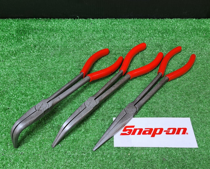 スナップオン/Snap-on ベントノーズプライヤー、ロングノーズプライヤー 3本セット 490BCP/411BCP/911BCP【岩槻店】