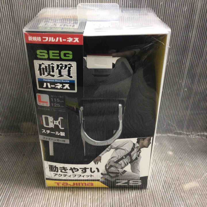 □タジマ(Tajima) ハーネスZS 黒 Lサイズ AZSL-BK【草加店】