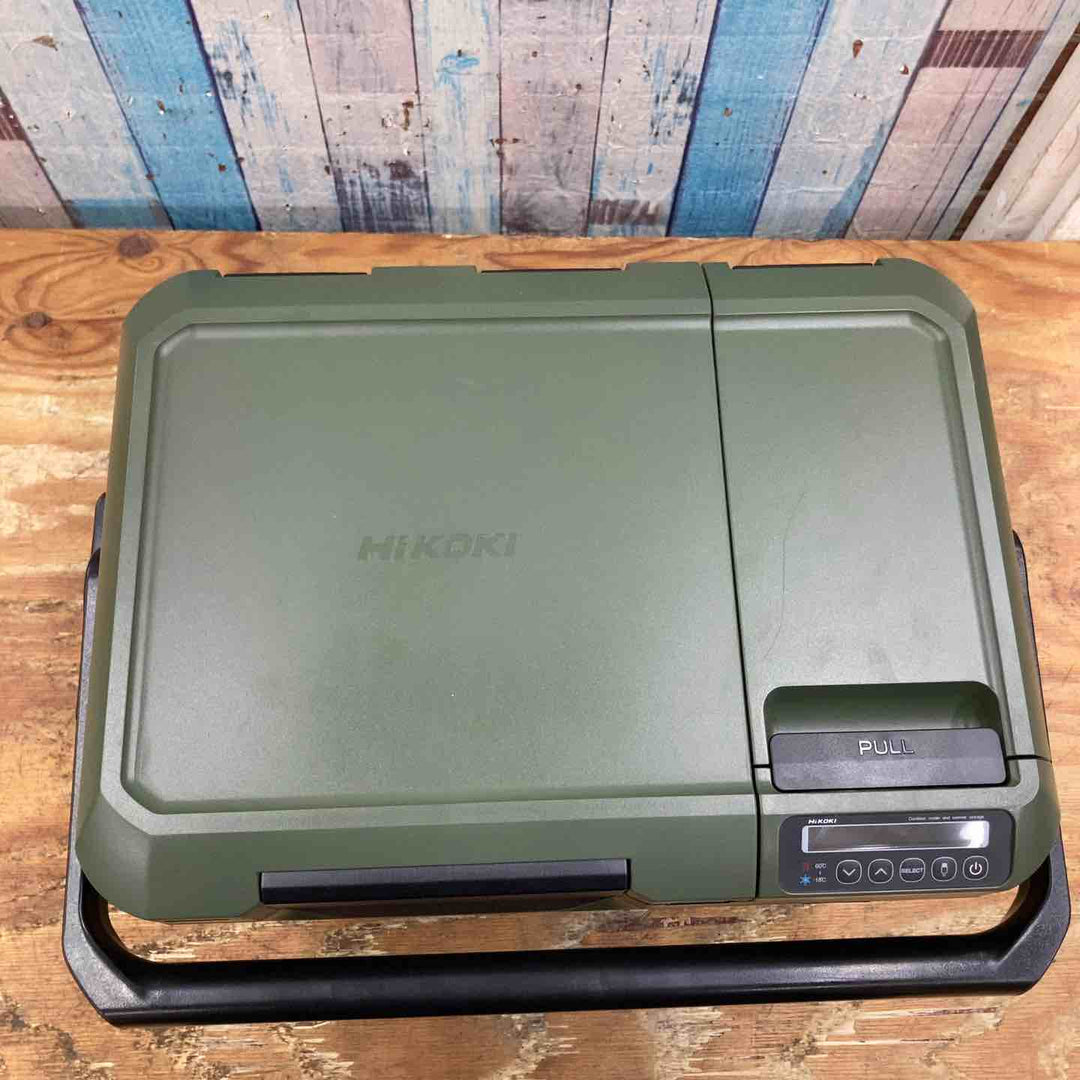 ◇ハイコーキ(HIKOKI ※旧:日立工機) コードレス冷温庫 UL18DD フォレストグリーン 本体のみ【柏店】