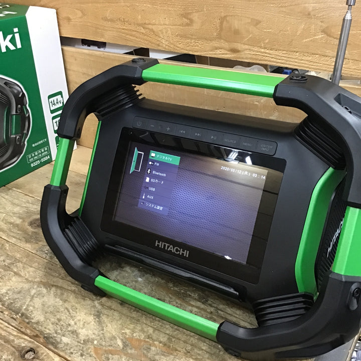 〇ハイコーキ(HIKOKI ※旧:日立工機)  コードレスラジオ付テレビ UR18DSML(NN)【所沢店】