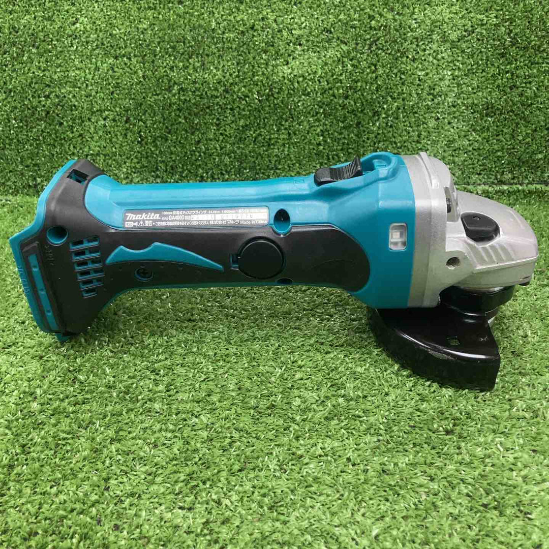 ☆マキタ(makita) 100mmコードレスディスクグラインダー GA400DZ【川崎店】