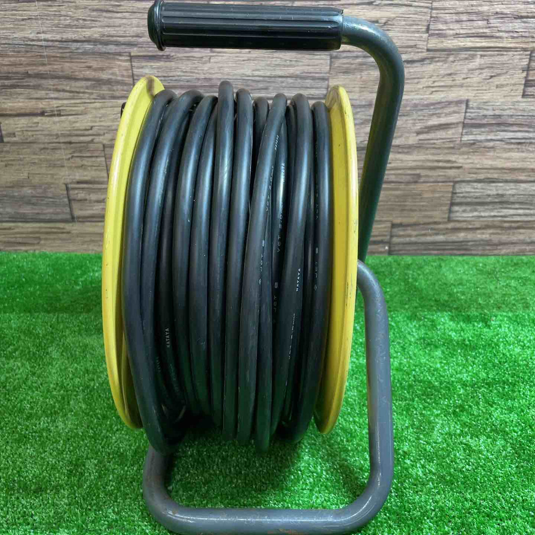ハタヤ(HATAYA) 屋外用100V型コードリール 30ｍ ブレーカー付き BE-30K レインボーリール【桶川店】