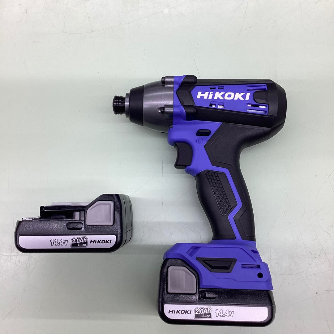 HiKOKI(ハイコーキ) 14.4V コードレス インパクトドライバ 2.0Ah 蓄電池×2個 充電器 ケース付 FWH14DF(2BG)【越谷店】