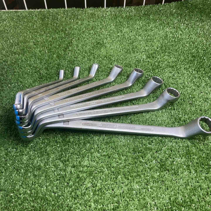 【美品】HAZET ダブルボックスエンドレンチ メガネレンチ 630シリーズ 8本【川崎店】