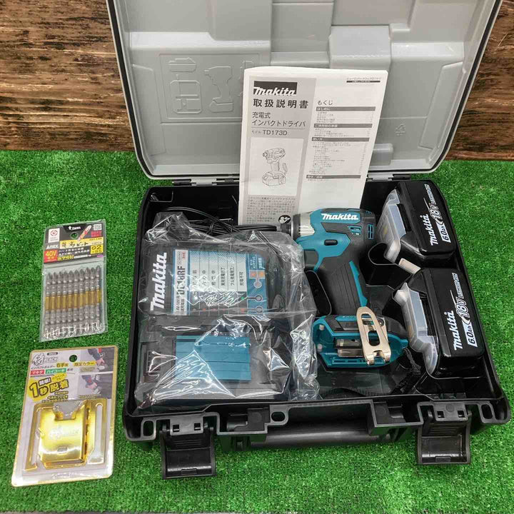 マキタ/makita コードレスインパクトドライバー TD173DRGX ANEX ビット10本入 インパクトホルダー セット【川越店】