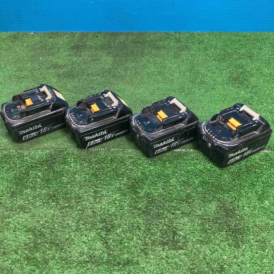 【ジャンク品】マキタ(makita) 純正バッテリー15点 18V6.0Ah残量表示付 BL1860B×13点 40Vmax2.5Ah BL4025×2点 ※ジャンクまとめ※【岩槻店】