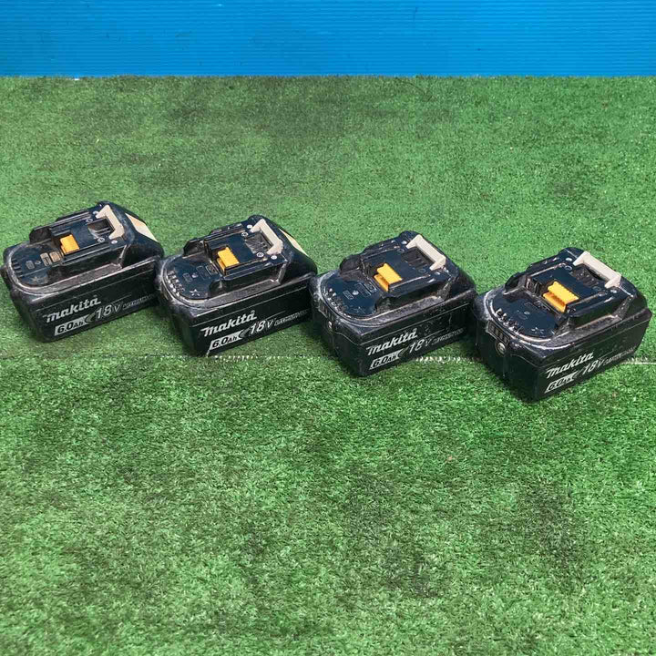 【ジャンク品】マキタ(makita) 純正バッテリー15点 18V6.0Ah残量表示付 BL1860B×13点 40Vmax2.5Ah BL4025×2点 ※ジャンクまとめ※【岩槻店】