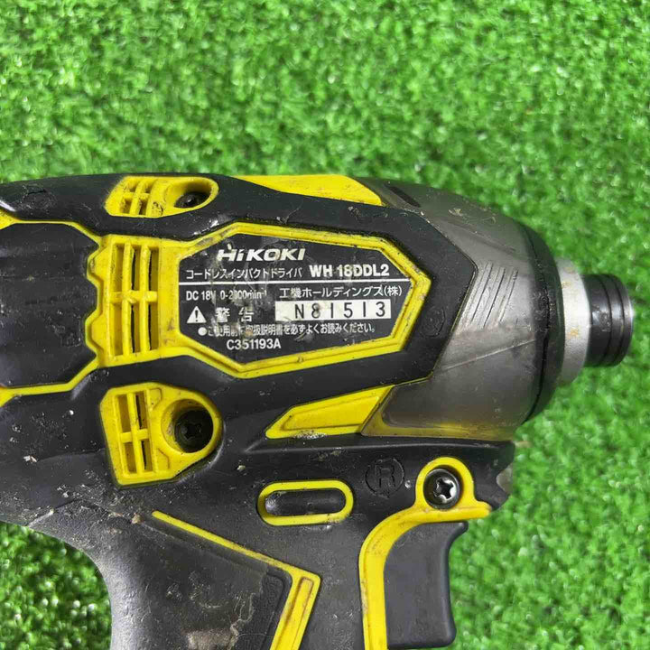 ★ハイコーキ(HIKOKI ※旧:日立工機) コードレスインパクトドライバー WH18DDL2(2LYPK)(Y)【川口店】