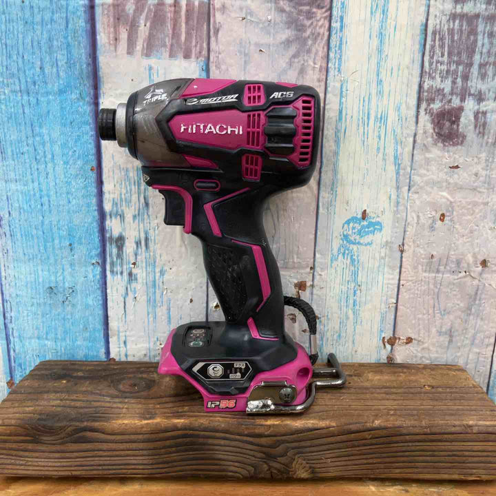 【中古品】★ハイコーキ HIKOKI 日立工機 コードレスインパクトドライバー WH18DDL2(2LYPK)(R) 18V フルセット【柏店】