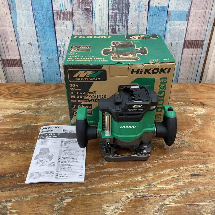 ★ハイコーキ(HIKOKI ※旧:日立工機) コードレスルーター M3612DA(NN)【柏店】