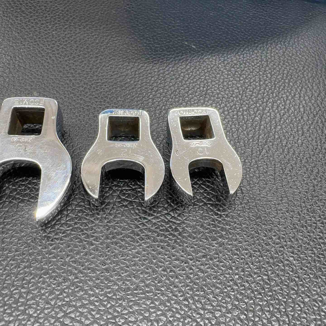 Snap-on スナップオン 3/8クロウフットレンチオープンエンドレンチ FCOM ６個組【八潮店】