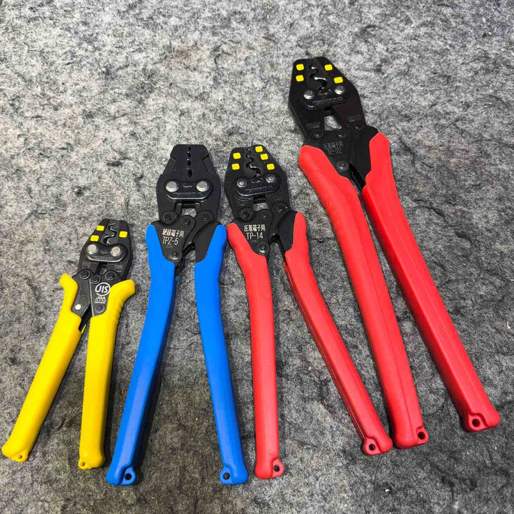 【中古美品】 ツノダ 手動圧着工具 まとめ 4点 電工 施設 電気 【桶川店】