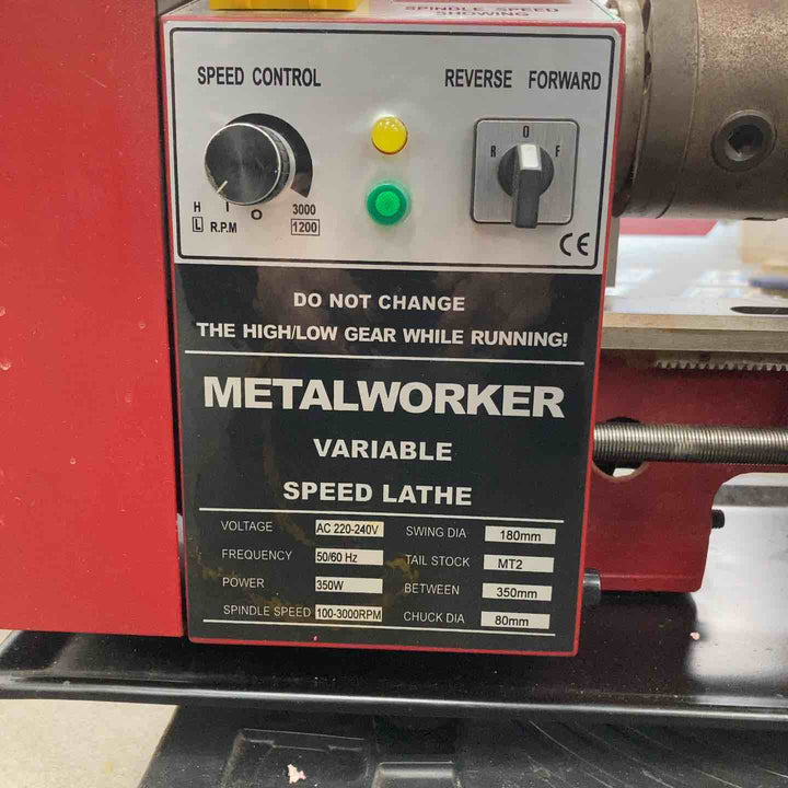【店頭受取り限定】METAL WORKER 100V仕様小型旋盤 モデル：VARIABLE SPEED LATHE 【川崎店】