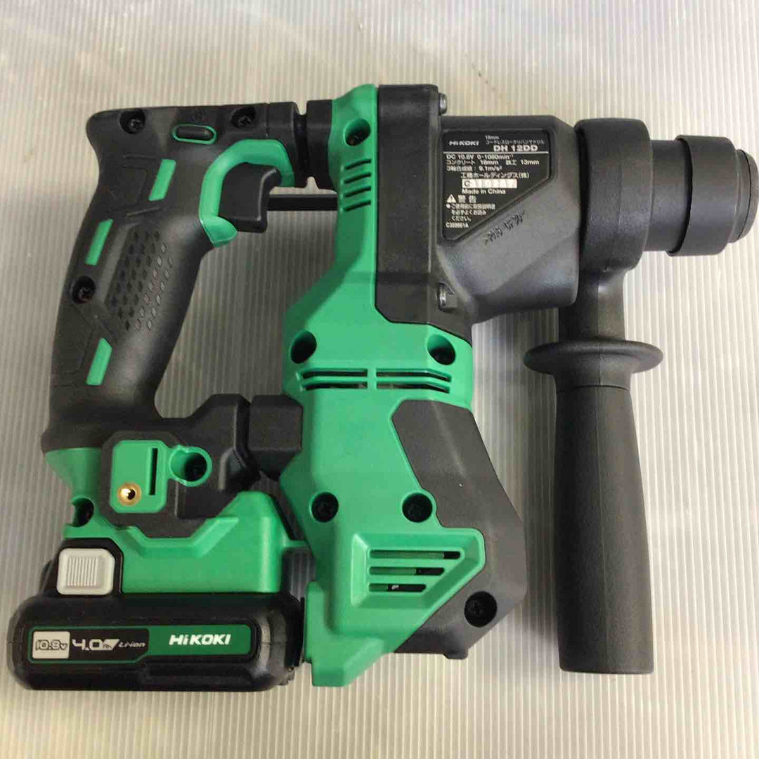 ◇HiKOKI(ハイコーキ) 10.8V コードレス ハンマドリル  DH12DD(2LSK) 蓄電池2個・充電器・ケース付き【草加店】