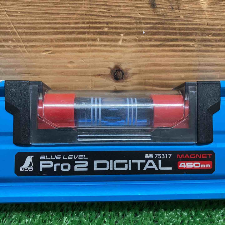 【中古品】 シンワ測定 デジタルレベル ブルーレベル Pro2 75317 マグネット付き 450mm 【鴻巣店】