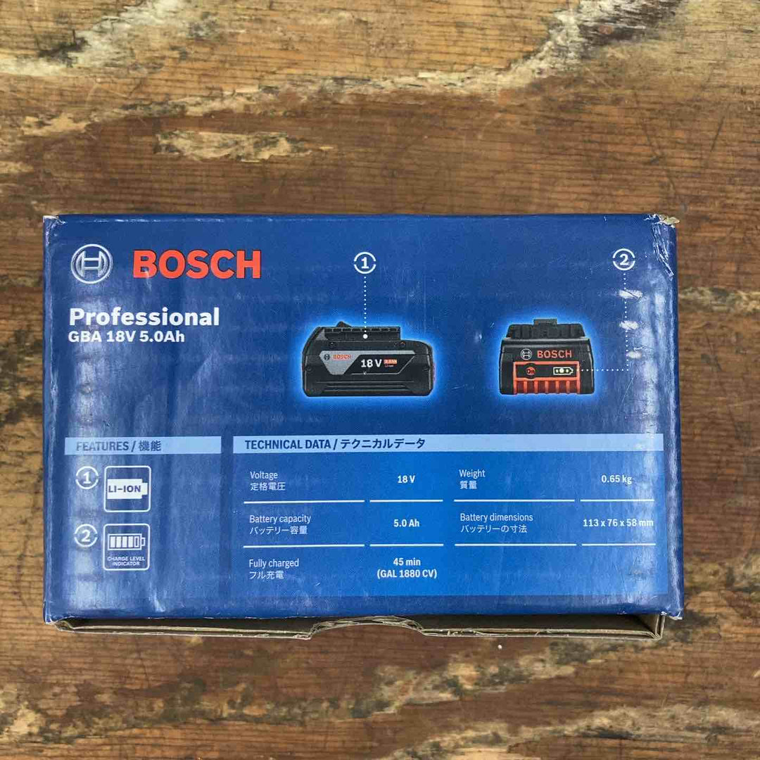 ◇BOSCH(ボッシュ) 18V5.0Ahリチウムイオンバッテリー A1850LIB【柏店】