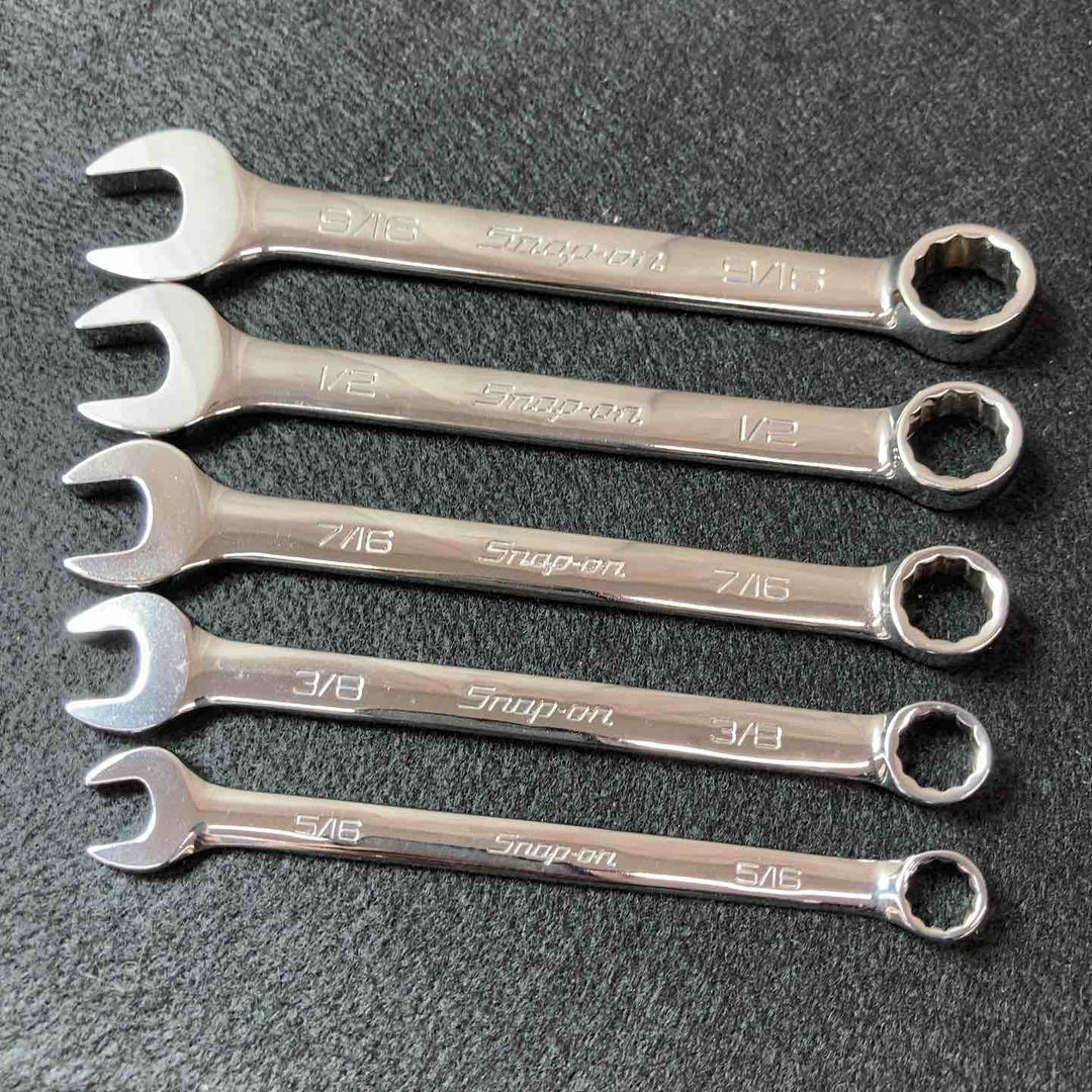 【中古美品】 Snap-on(スナップオン) OEX100B~OEX180B 5本 OEXM10B~OEXM14B 5本 コンビネーションレンチ 10本セット 【東大和店】