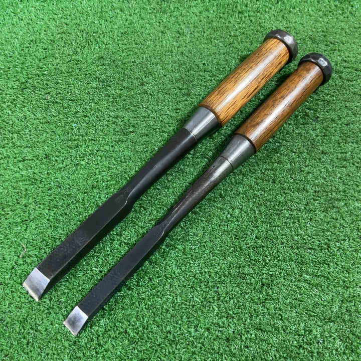 正彦作 叩き鑿 2本組 刃幅約12mm/17mm 【川口店】
