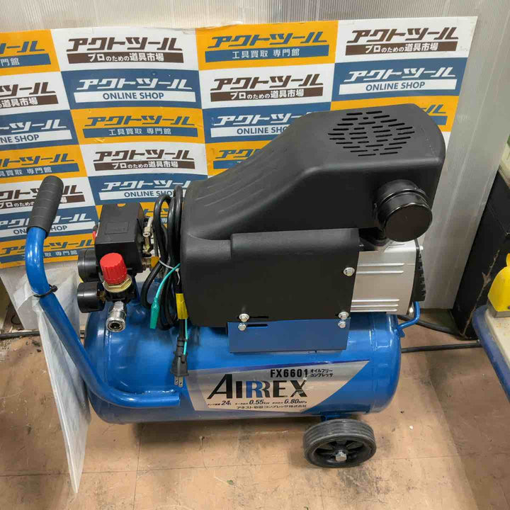【店頭受取り限定】◇アネスト岩田(iwata) オイルフリーコンプレッサ FX6601【草加店】