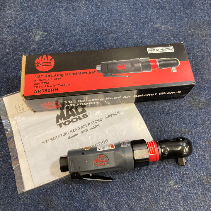 MAC TOOLS(マックツールズ) 3/8"ドライブ ロータリーヘッド エアラチェット AR380RH【八潮店】