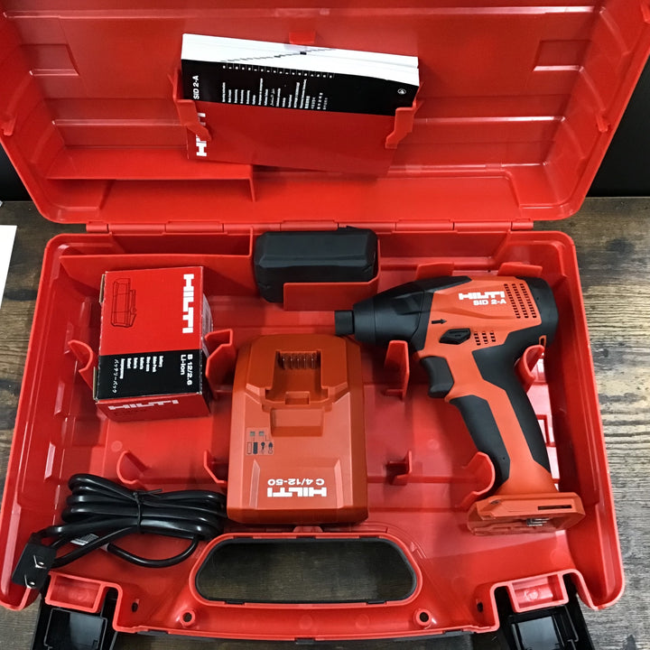 HILTI コードレスインパクトドライバー SID2-A バッテリー2個・充電器 付き【戸田店】