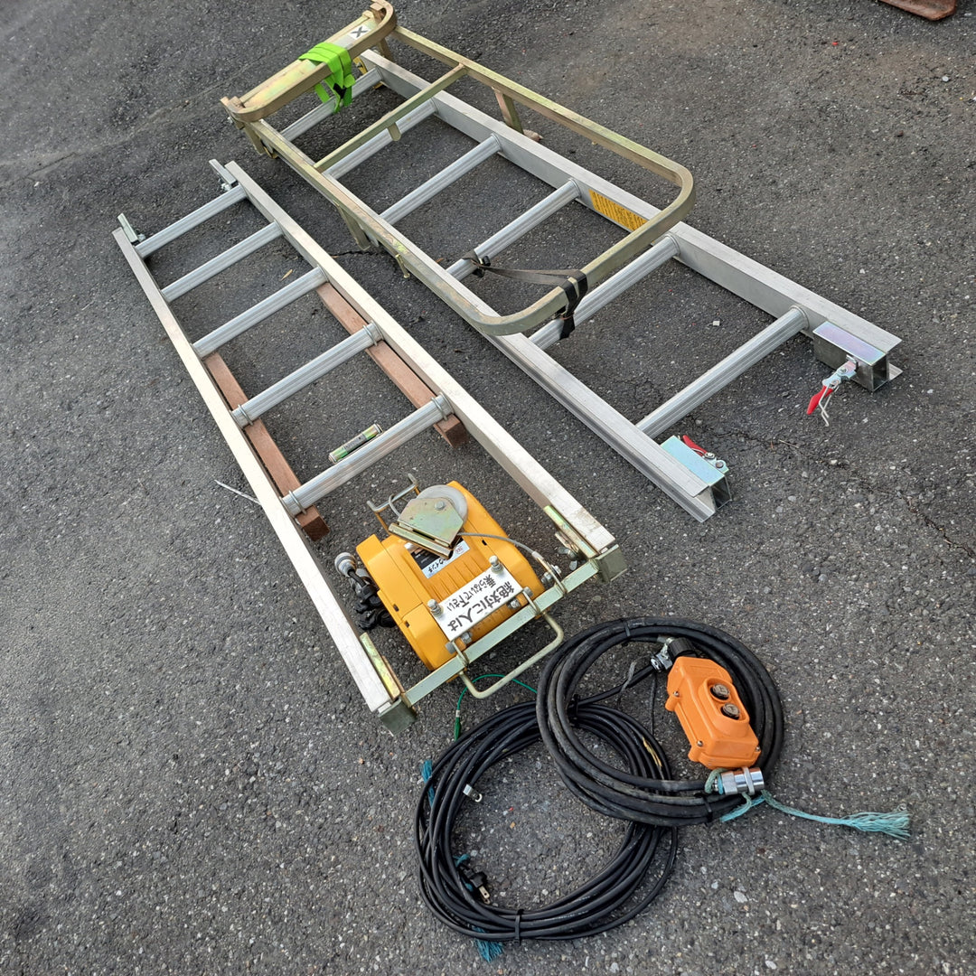 【店頭受取り限定】トーヨーコーケン TKK ベビーウインチ 電動ウインチ 荷揚げ機 瓦揚げ機 TK62＋JA-4BX 60kg【岩槻店】