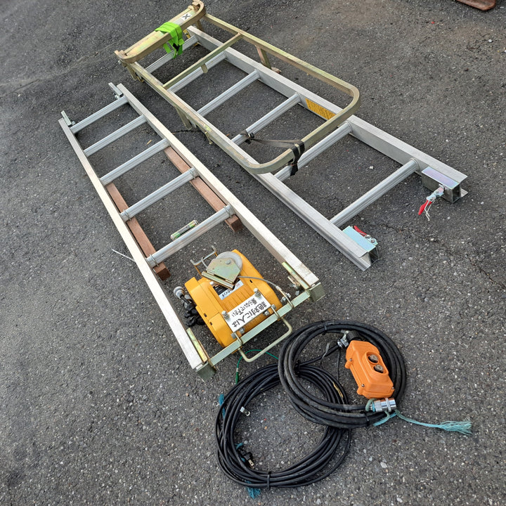 【店頭受取り限定】トーヨーコーケン TKK ベビーウインチ 電動ウインチ 荷揚げ機 瓦揚げ機 TK62＋JA-4BX 60kg【岩槻店】